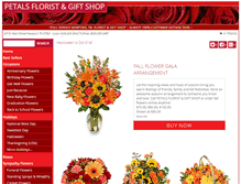 Tablet Screenshot of petalsfloristnewport.com